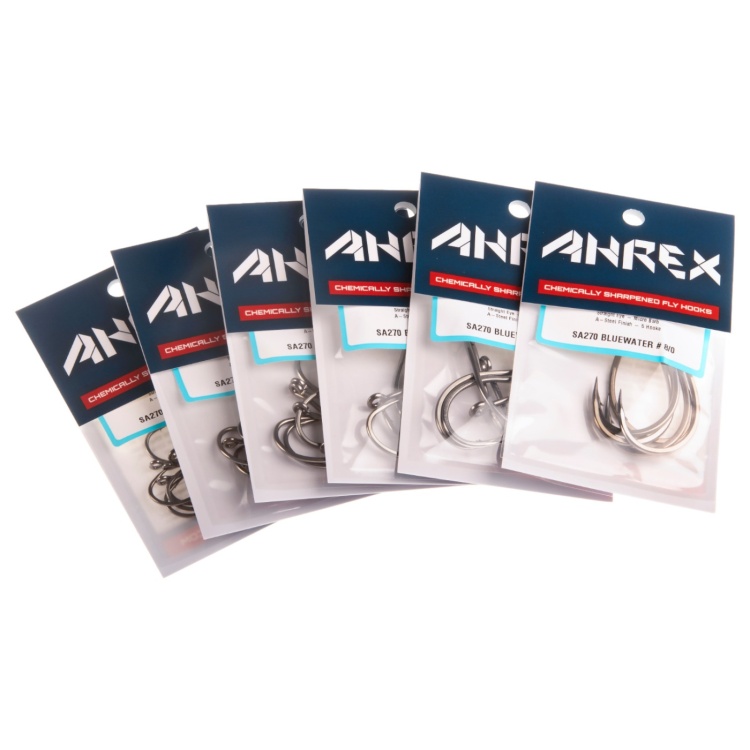 Ahrex Sa270 Bluewater #2/0 Saltwater Fly Tying Hooks